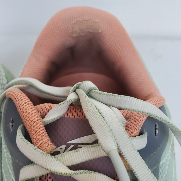 Altra Rivera 2 Womens Green Peach Running Walking Athletic Shoes - Picture 7 of 9